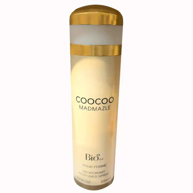 اسپری بدن زنانه بیو استار مدل کوکو مادمازل coocoo madmazle حجم 200 میلی لیتر | Bio Star COCO Mademoiselle women’s body spray 200 mL