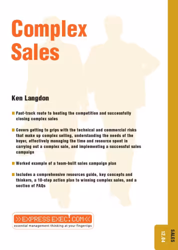 خرید و دانلود نسخه کامل کتاب Complex Sales