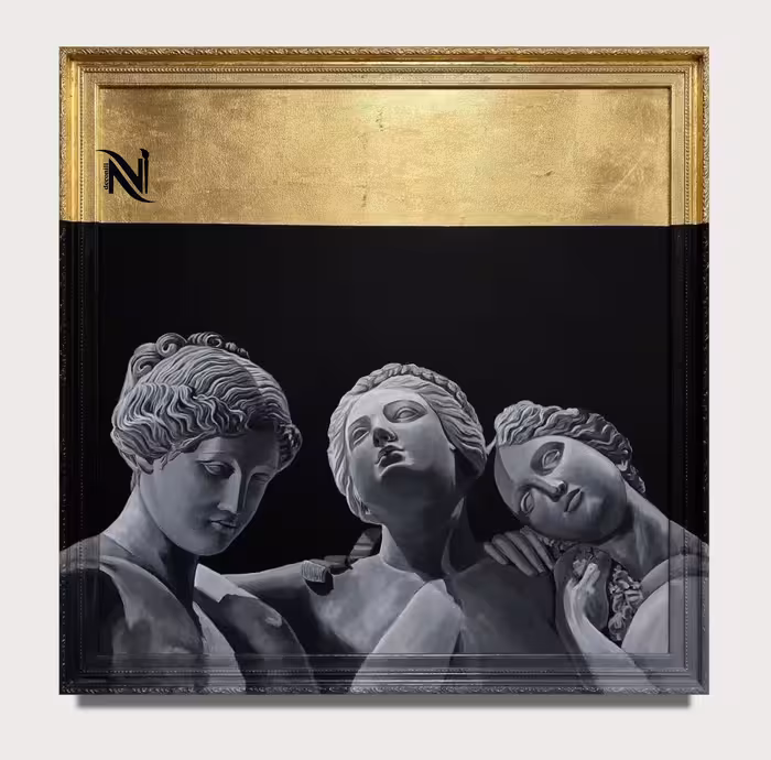 تابلو مدرن رنگ و روغن(سفارشی)کد کالا 802