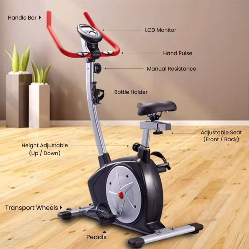 دوچرخه ثابت خانگی دبلیو ان کیو مدل 3318LA