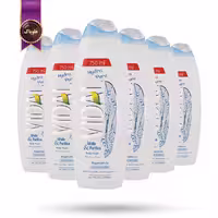 6 عدد شامپو بدن ژلی ویدال Vidal حاوی آب میسلار Micellar Water حجم 750 میلی لیتر (اورجینال)