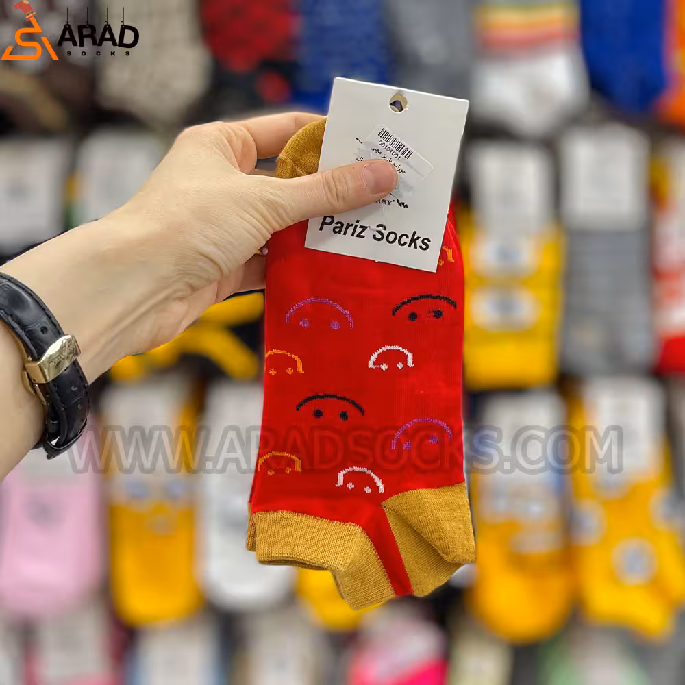 جوراب مچی طرح لبخند