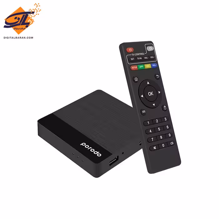 اندروید باکس پرودو مدل Porodo Android TV Box Video Streaming