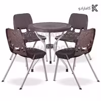 ست میز و صندلی چهارنفره ناصر پلاستیک کد 881-422