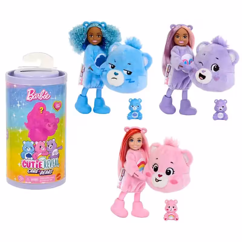 عروسک چلسی سوپرایزی با لباس خرسی سری  Cutie Reveal Care Bears Chelsea