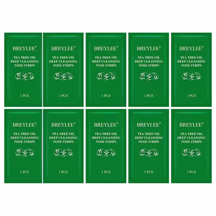 چسب‌ پاک کننده بینی بریلی مدل Tea Tree مجموعه 10 عددی