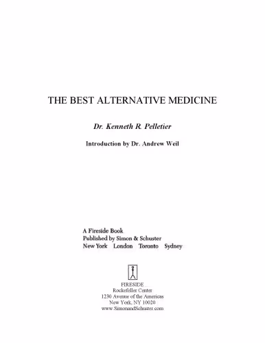 خرید و دانلود نسخه کامل کتاب The Best Alternative Medicine