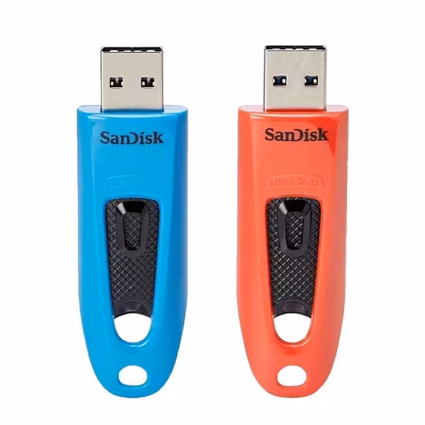 فلش مموری USB 3.0 سن دیسک مدل CZ48 ظرفیت 64 گیگابایت پک 2تایی