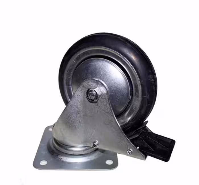 چرخ اصفهان ورقی رولبرینگی گردان ترمزدار قطر 200 میلی متر