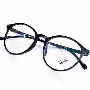 عینک طبی گرد مشکی