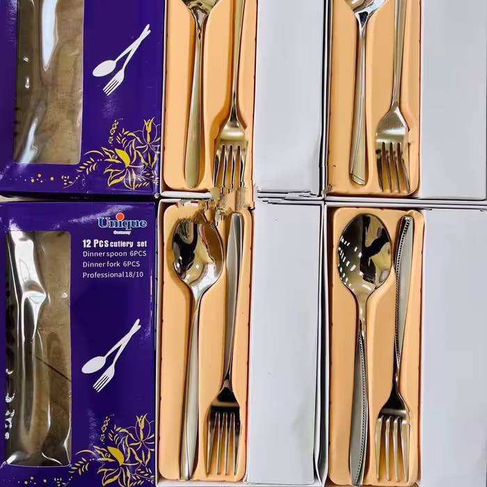 قاشق و چنگال  استیل