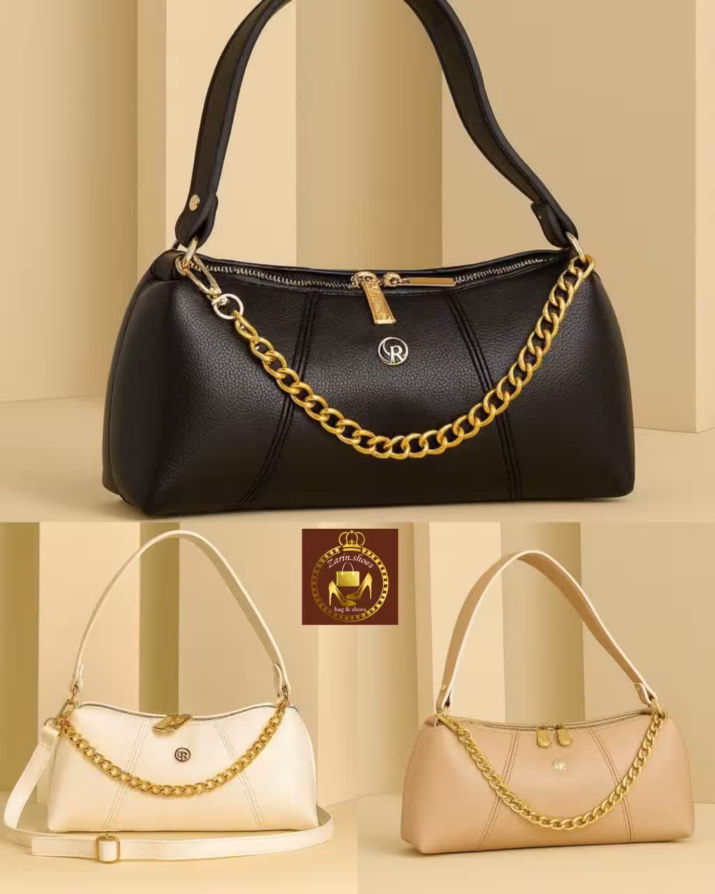 کیف پاسپورتی دستی زنانه مجلسی تک بند