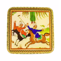 مسقطی ترکیبی جعبه فلزی مربع چوگان ترنج لارستان – 400 گرم