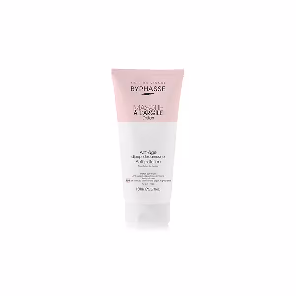 ماسک صورت سم زدا بایفاس مدل خاک رس حجم 150 میل Byphasse clay mask detox all skin