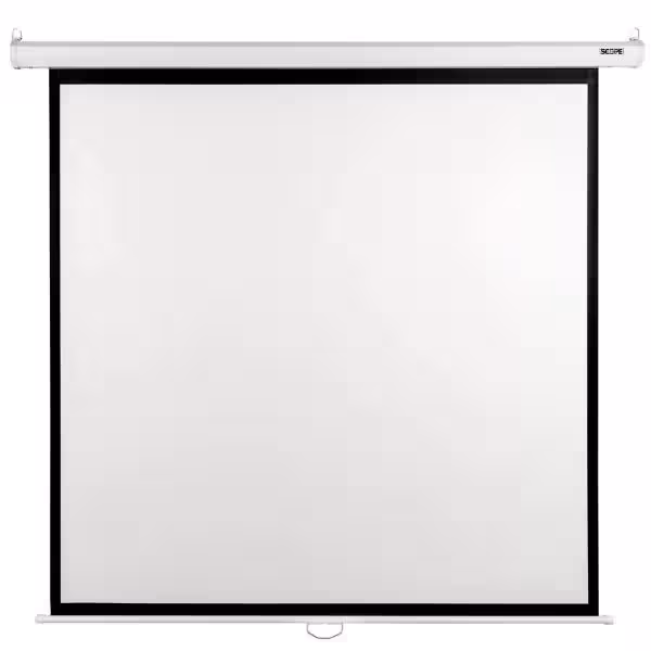 پرده نمایش پایه دار پروژکتور اسکوپ سایز 150x150