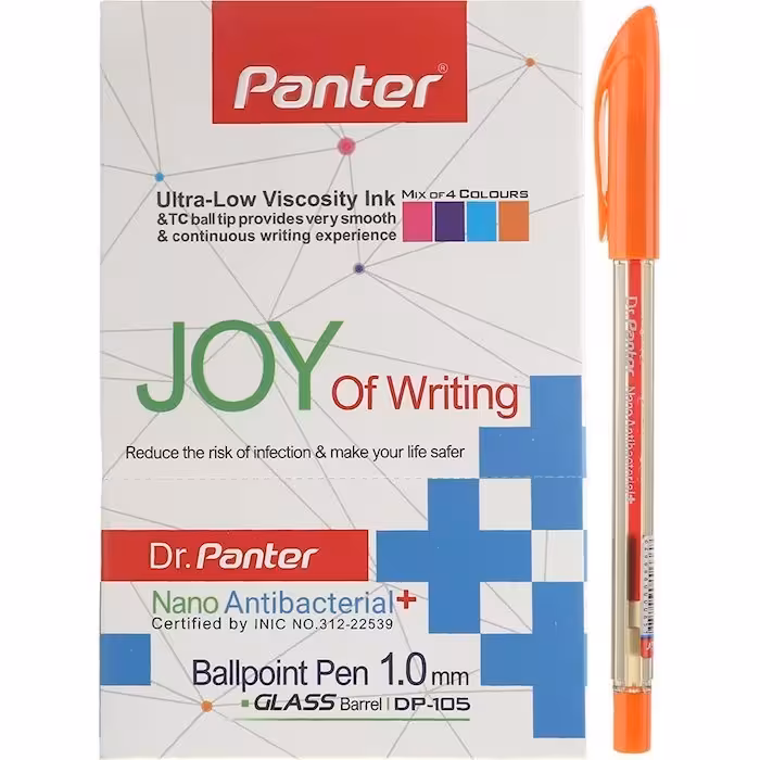 خودکارقرمزرنگ 0.7میلی متری پنتر مدل Ball Point Pen کد1184