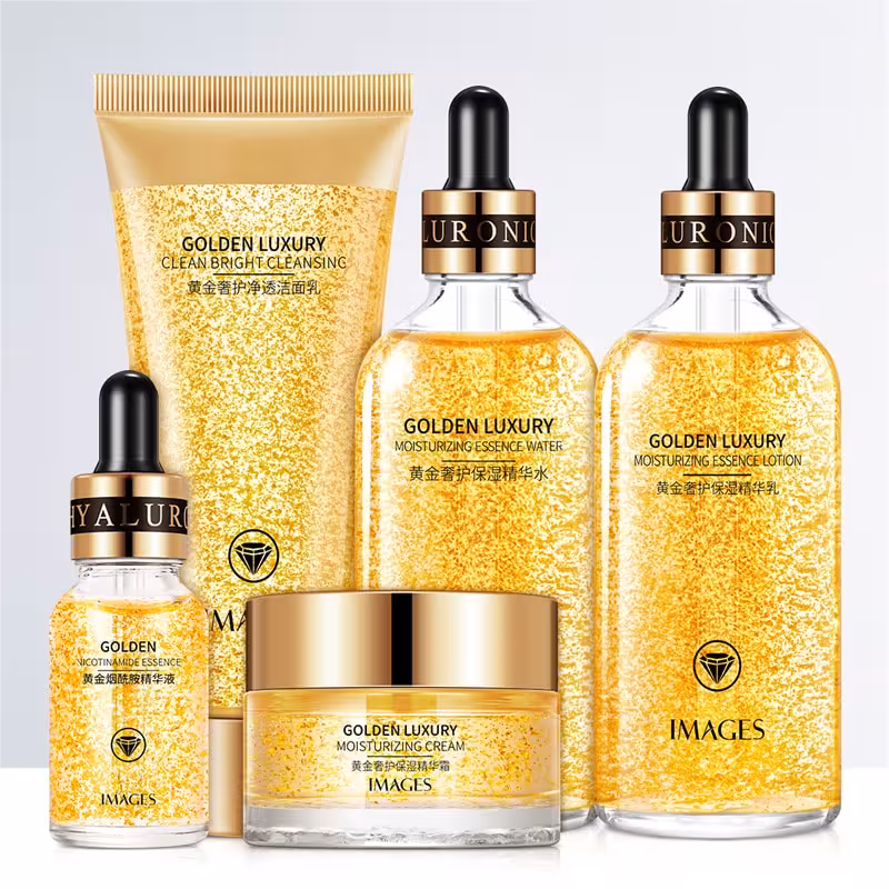 ست مراقبتی 5 محصولی طلا 24K جوانساز لاکچری  اصلی