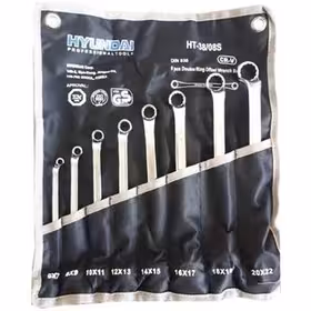 آچار دو سر رینگ کیفی 8 عددی هیوندای HT-38/08S
