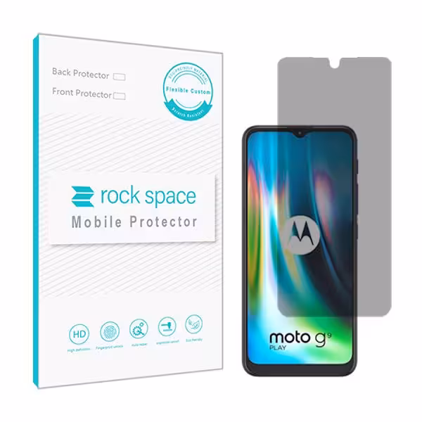 گلس موتورولا G9 Play  مدل نانو هیدروژل پرایوسی برند راک اسپیس کد S