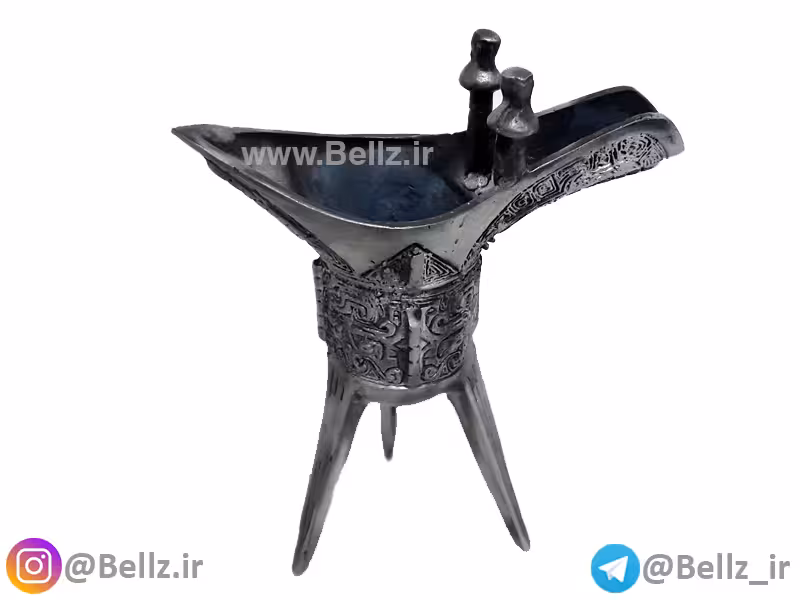 جام نقش دار فلزی