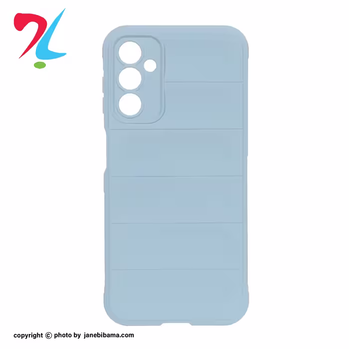 گارد پافر داخل موکت اورجینال سامسونگ مناسب برای samsung a14-رنگ آبی آسمانی