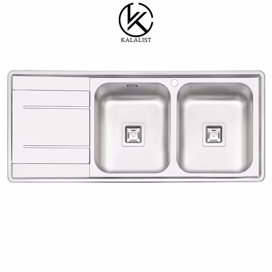 سینک ظرفشویی توکار پرنیان مدل PS 2214