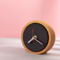 ساعت رومیزی چوبی مدل 117007007