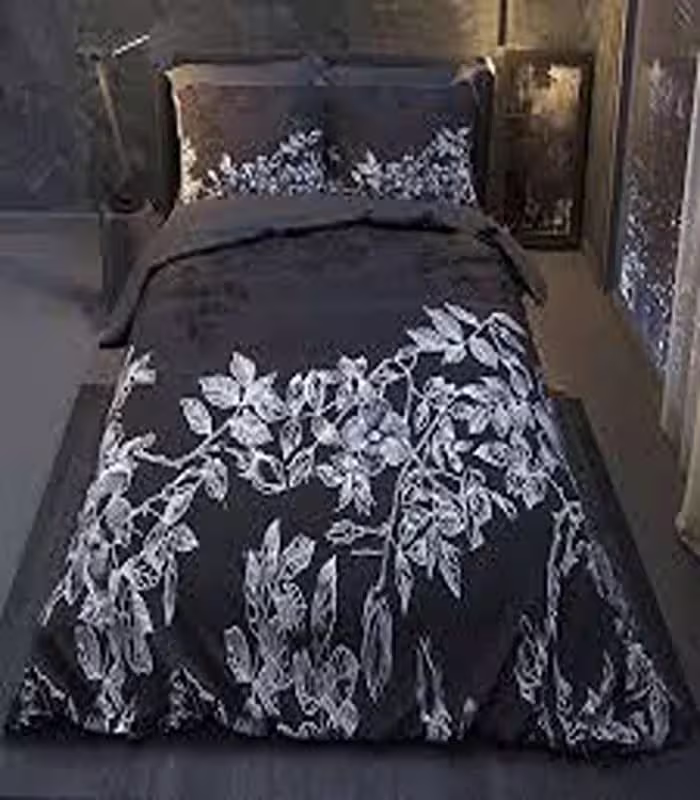 روتختی دونفره طوسی مدل وندا با کد d329، جنس ساتینت