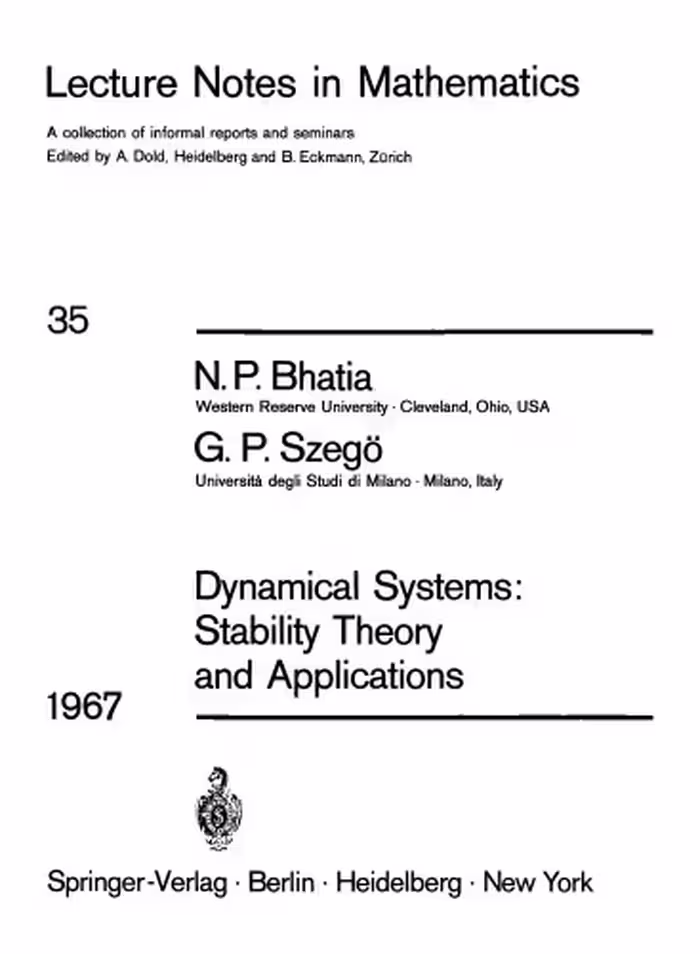 خرید و دانلود نسخه کامل کتاب Stability Theory of Dynamical Systems