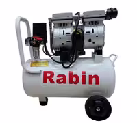 کمپرسور 50 لیتری سایلنت 1500 وات دوسیلندر رابین مدل R2625