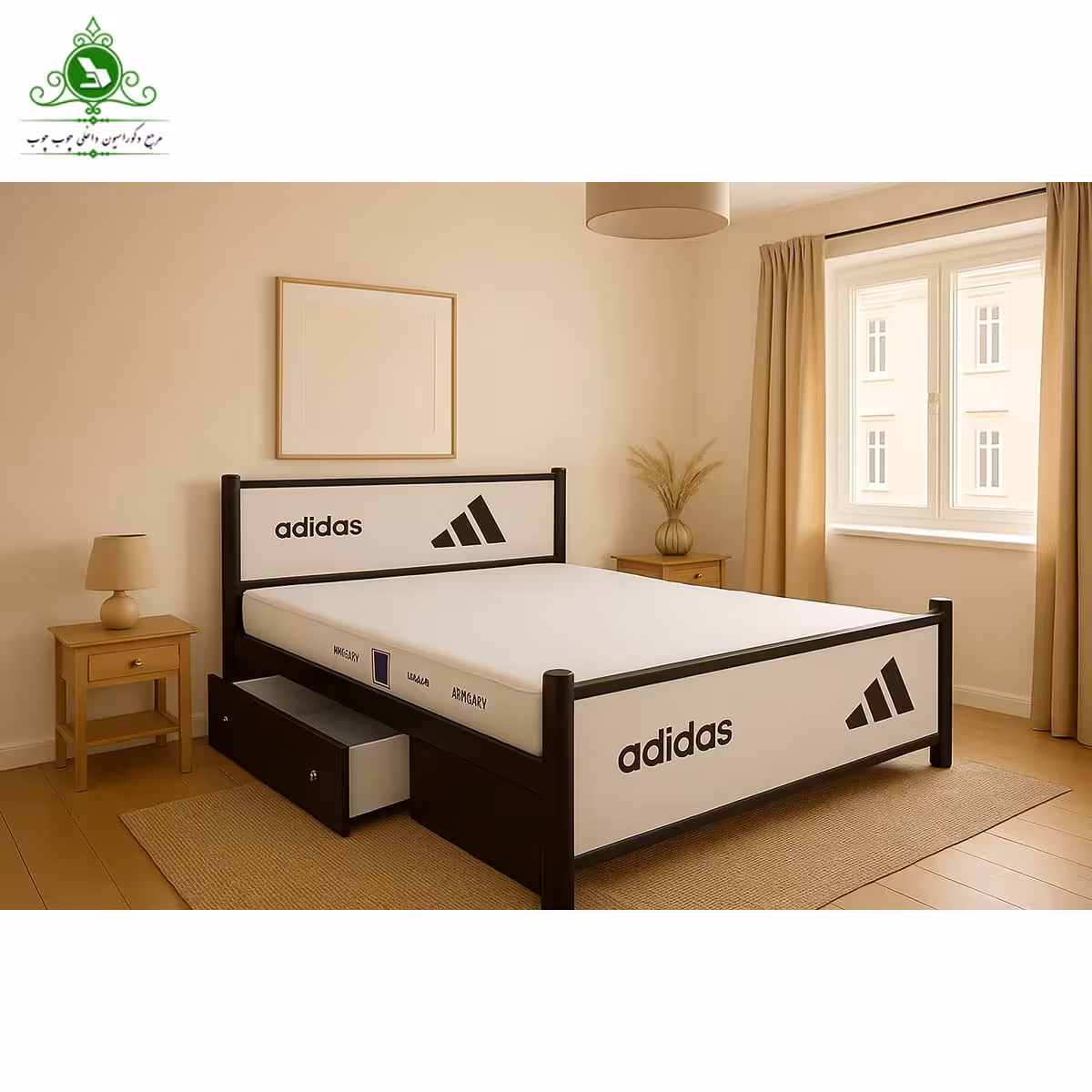 تخت خواب یک و نیم نفره مدل اسپرت عرض 120