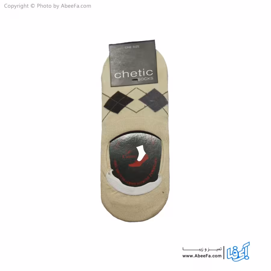 جوراب کالج چتیک مدل 1095 کرم