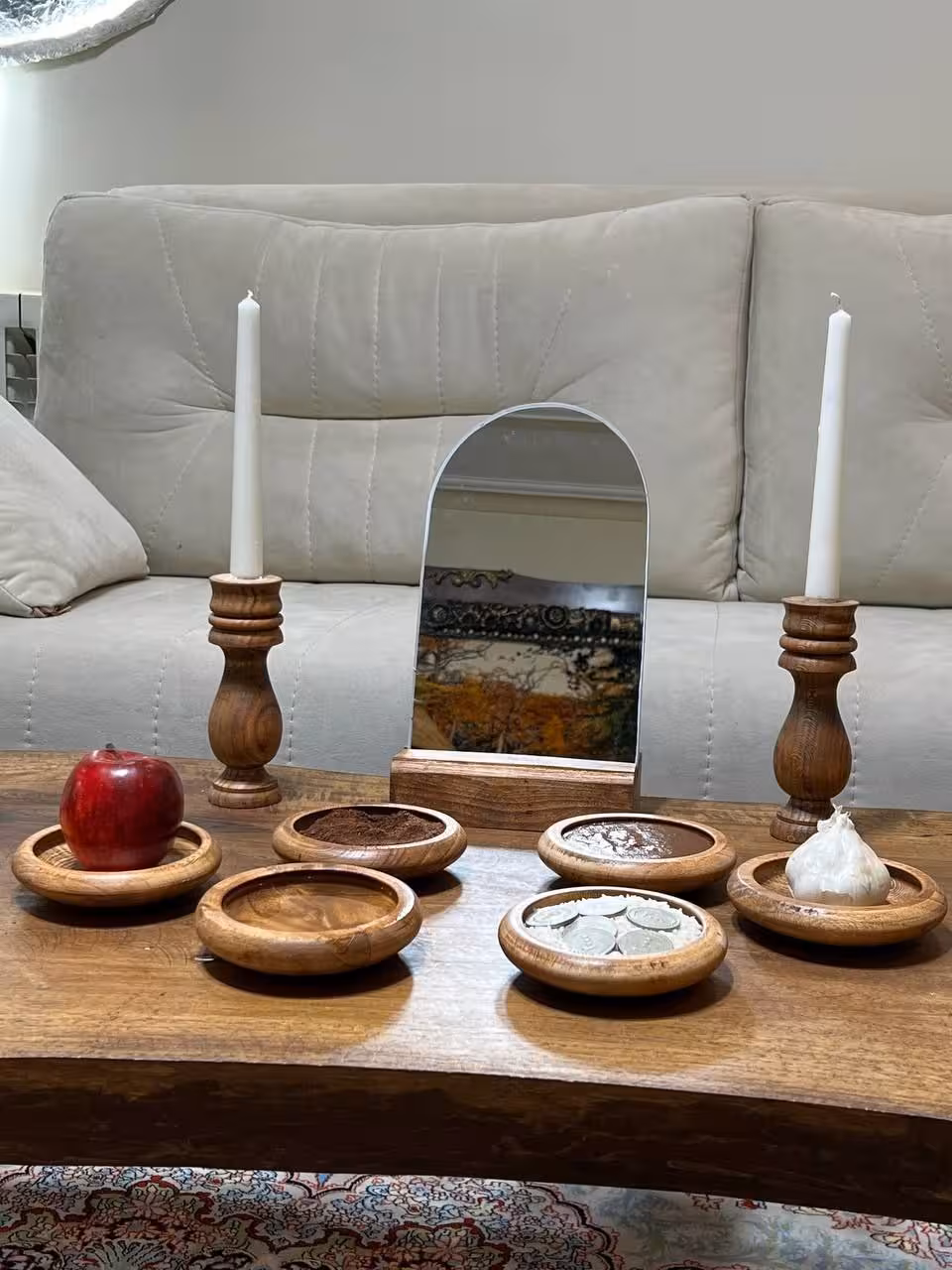 هفت سین چوبی 1404 مدل خاتون 2