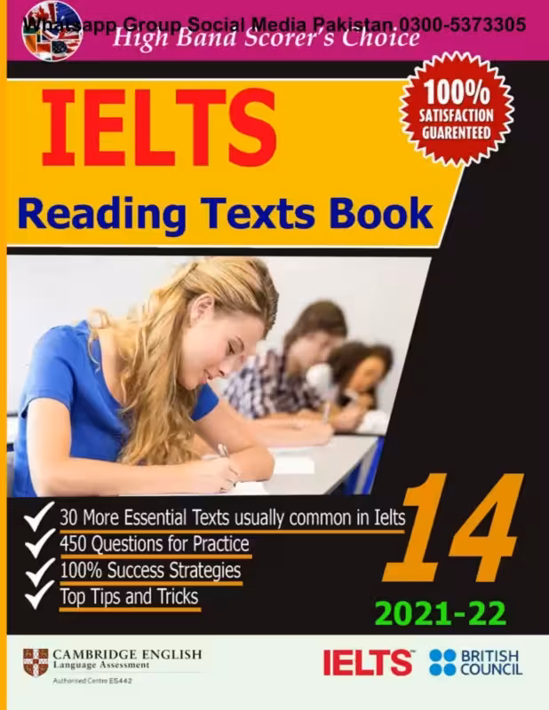 آیلتس ریدینگ تکست بوک | خرید کتاب زبان انگلیسی Ielts reading text book 2021-22