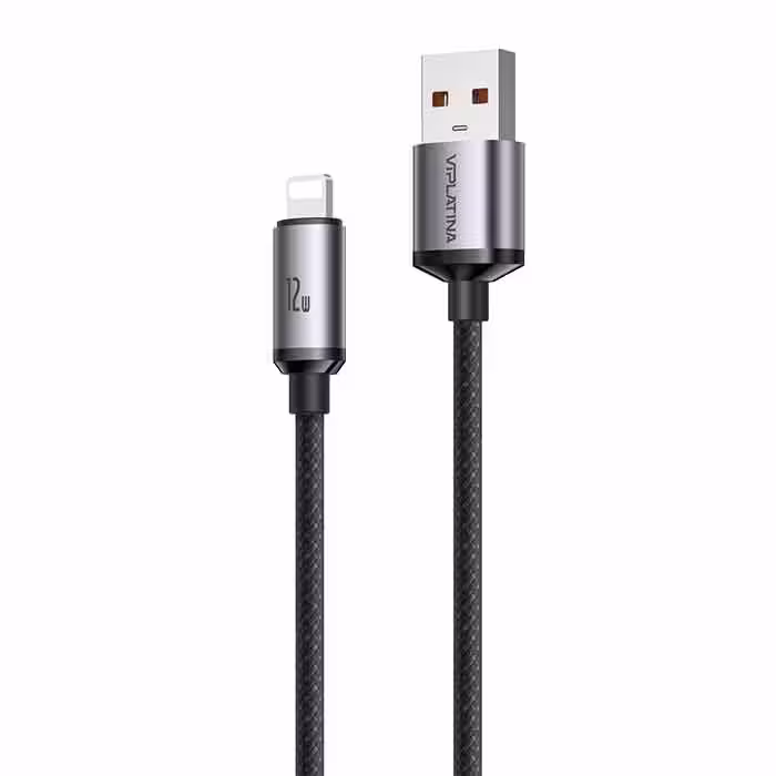 کابل لایتنینگ وی آی پلاتینا VIPLATINA BC12 طول 1.2متر 18W