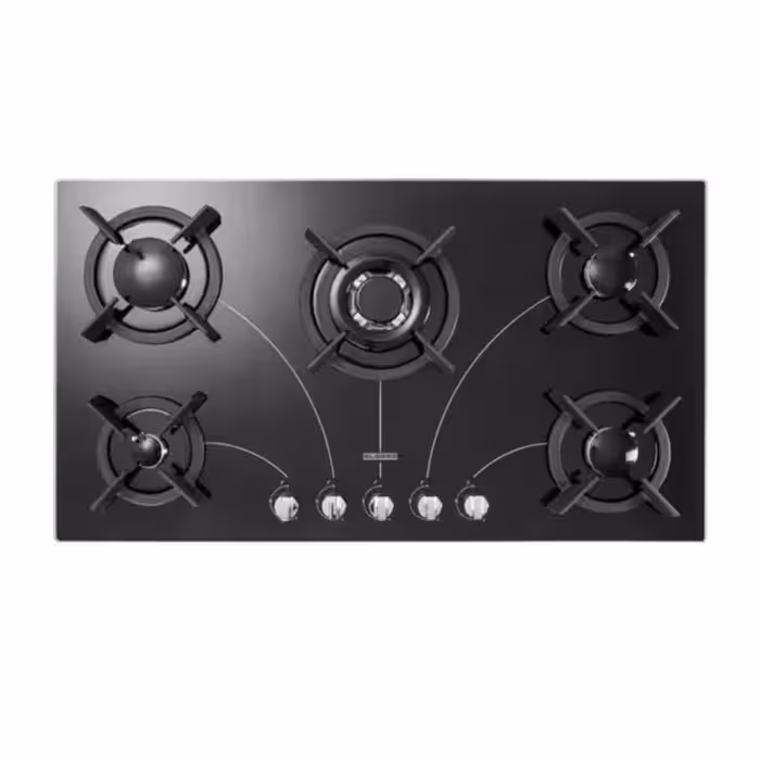 اجاق گاز رومیزی پنج شعله‌ مدل G-5908 استیل البرز
