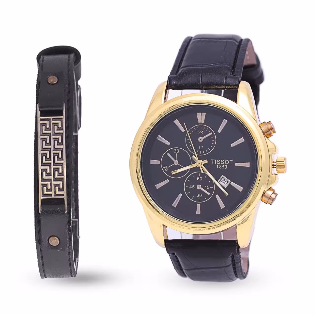 ست ساعت مچی و دستبند تیسوت Tissot مدل 752