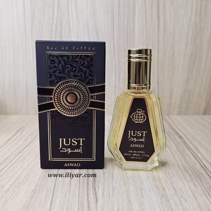 عطر ادکلن مردانه فراگرنس ورد مدل JUST ASWAD حجم 50 میلی لیتر