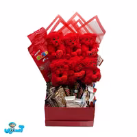 باکس ولنتاین خرس قرمز (Valentine Box) کد 14