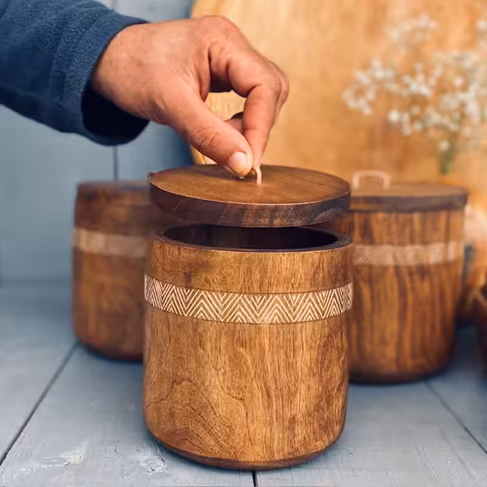 بانکه چوبی گردو کد 1075