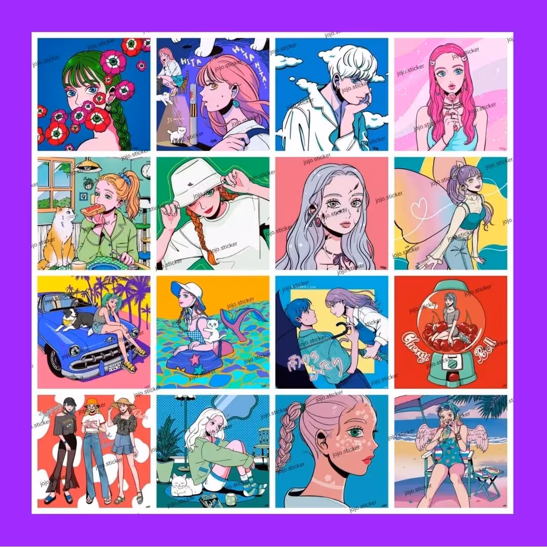 مگا پک پنج عددی استیکر beautiful