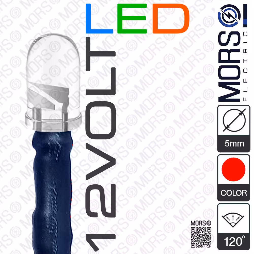 لامپLED ولتاژ کاری12ولت مورس( رنگ قرمز)