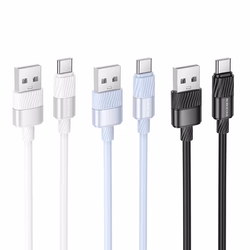 کابل شارژ USB-A به USB-C بروفون مدل BX106 طول 1 متر