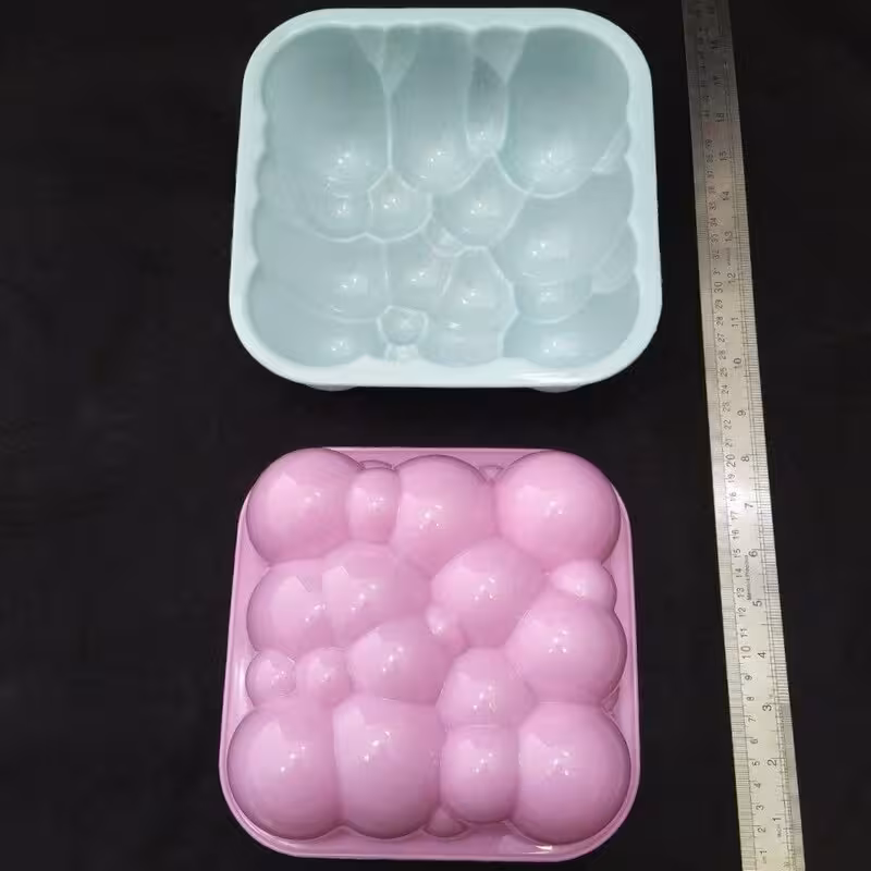 قالب پلاستیکی مربع حباب