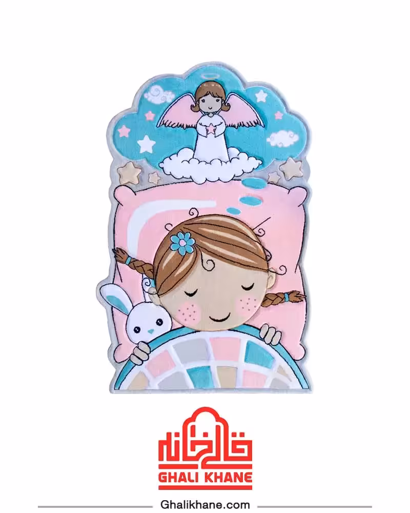 قالیچه فانتزی کودک زرباف طرح آرزو