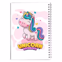 دفتر مشق یونی کورن کارتونی