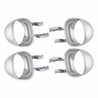 اهرم فلزی دستگیره داخلی کوییک رنگ نقره ای براق مجموعه 4 عددی