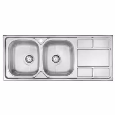 سینک ظرفشویی توکار مدل فانتزی DS3107-120 (DS 124) درسا