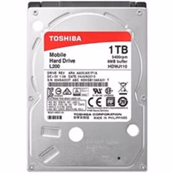 هارددیسک اینترنال توشیبا سری L200 مدل HDWL110 ظرفیت 1 ترابایت Toshiba