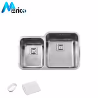 سینک استیل البرز کد 905 زیرکورین دو لگنه